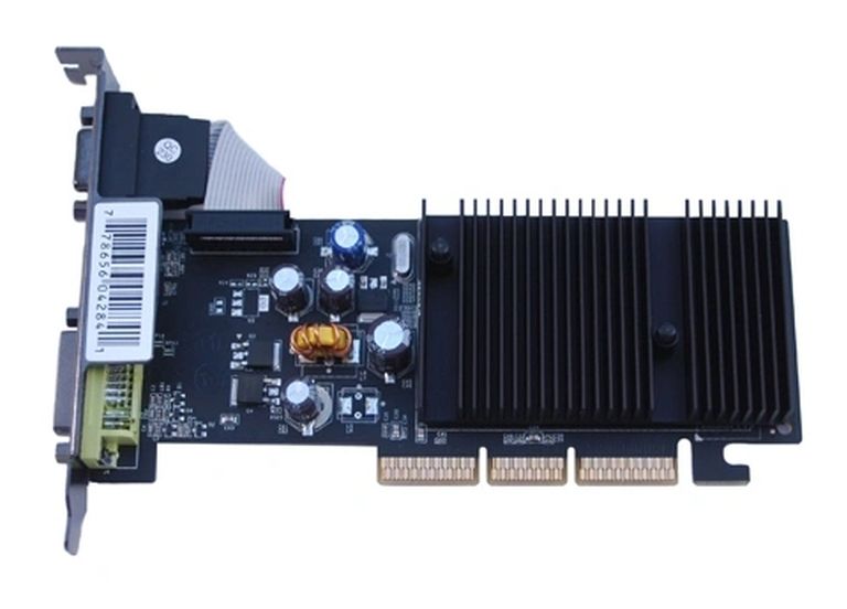 Grafische kaart nVidia GeForce 6200 256MB DDR2 AGP 8x DVI VGA S-VIDEO NV44 Board XFX